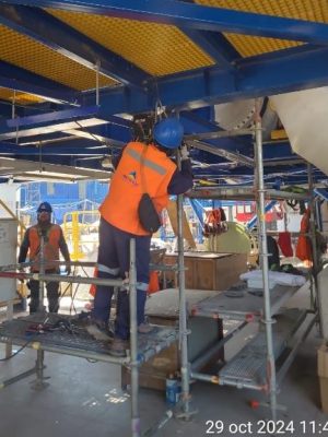 MONTAJE LÍNEAS DE SERVICIO NWSA- 1 – MOLYMET S